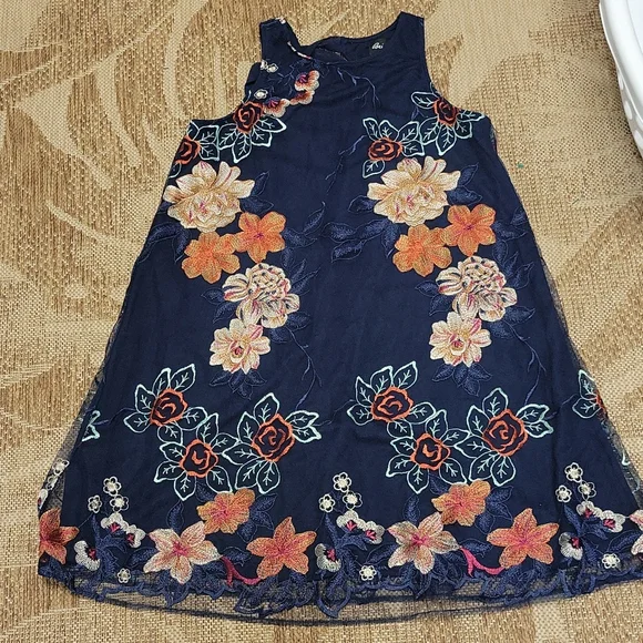 blue dress for baby girl Beige Lace Dress M main image 0